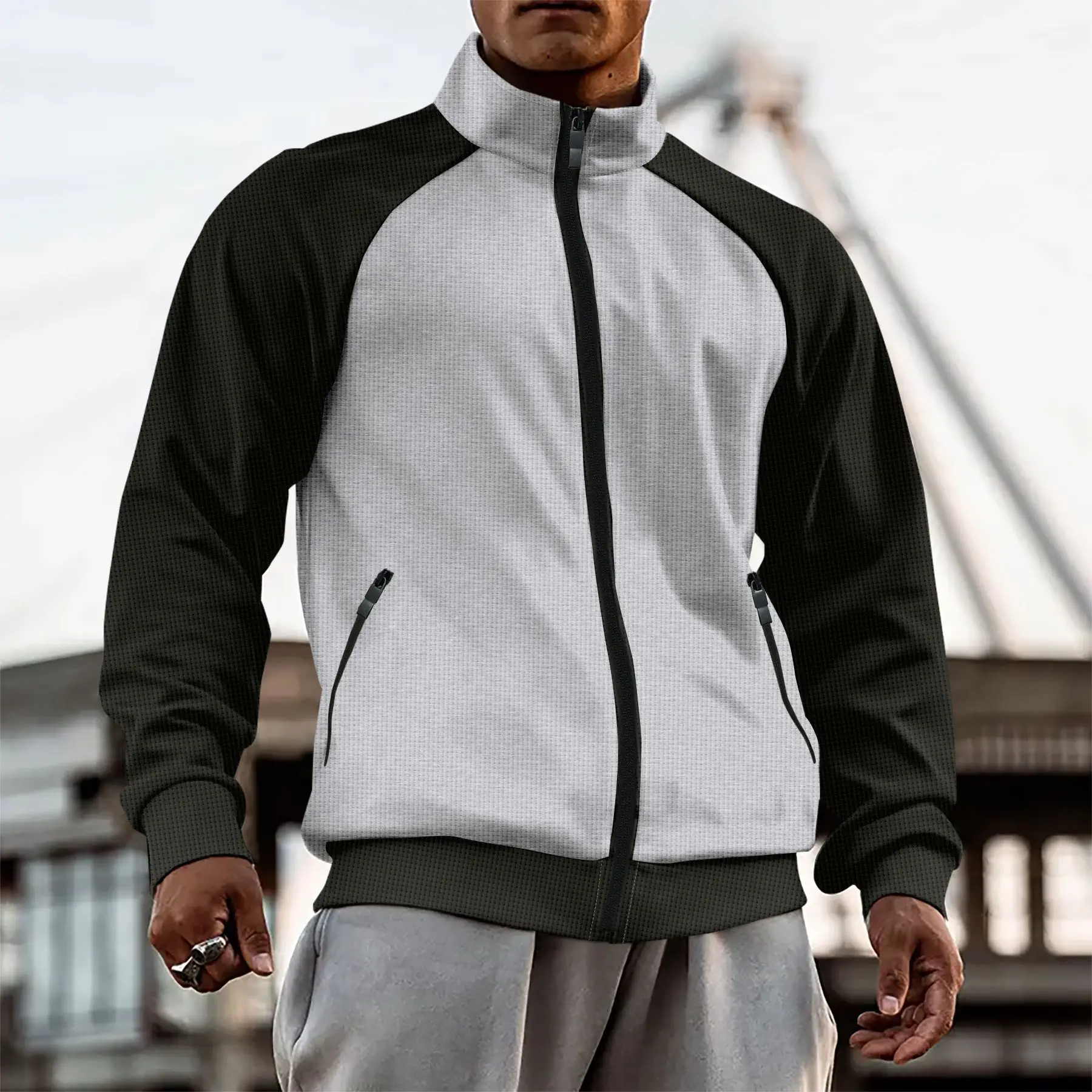 2026 New Casual Sports Spring and Autumn Men's Waffle Zipper Long Sleeve Jacket Stand-Up Collar Jacket
2026 New Casual Sports Spring and Autumn Men's Waffle Zipper Long Sleeve Jacket Stand-Up Collar Jacket