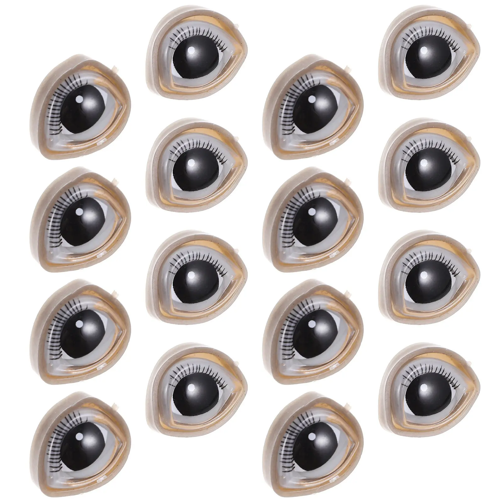 20Pcs Gray Triangle Eyes Accessories DIY Handmade Craft Sewing Stuffed Animal Safety Eyes for Creativity Making Supplies
20Pcs Gray Triangle Eyes Accessories DIY Handmade Craft Sewing Stuffed Animal Safety Eyes for Creativity Making Supplies