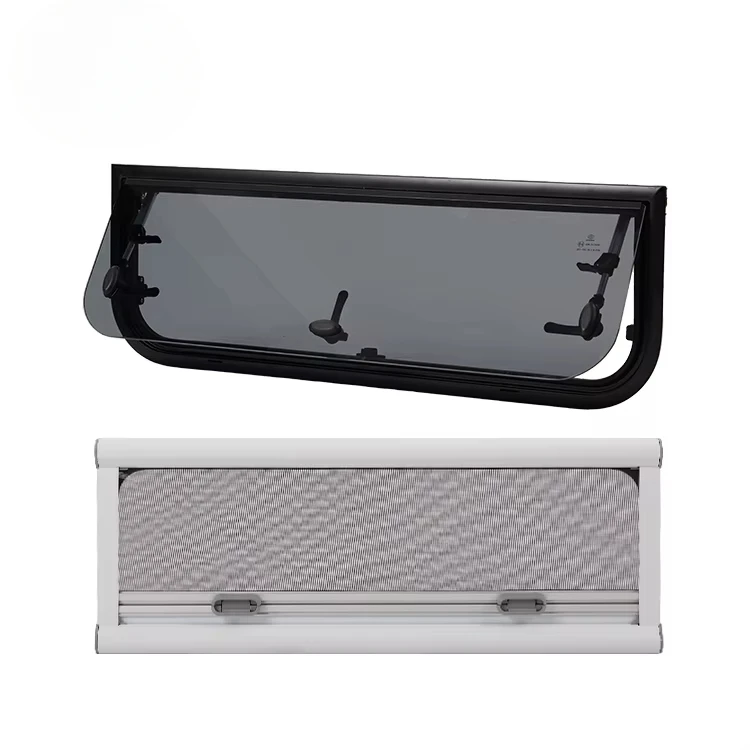 Awning Screen & Blind Motorhome Window Aluminum Frame Tempered Glass Camper Van Window For RV
Awning Screen & Blind Motorhome Window Aluminum Frame Tempered Glass Camper Van Window For RV