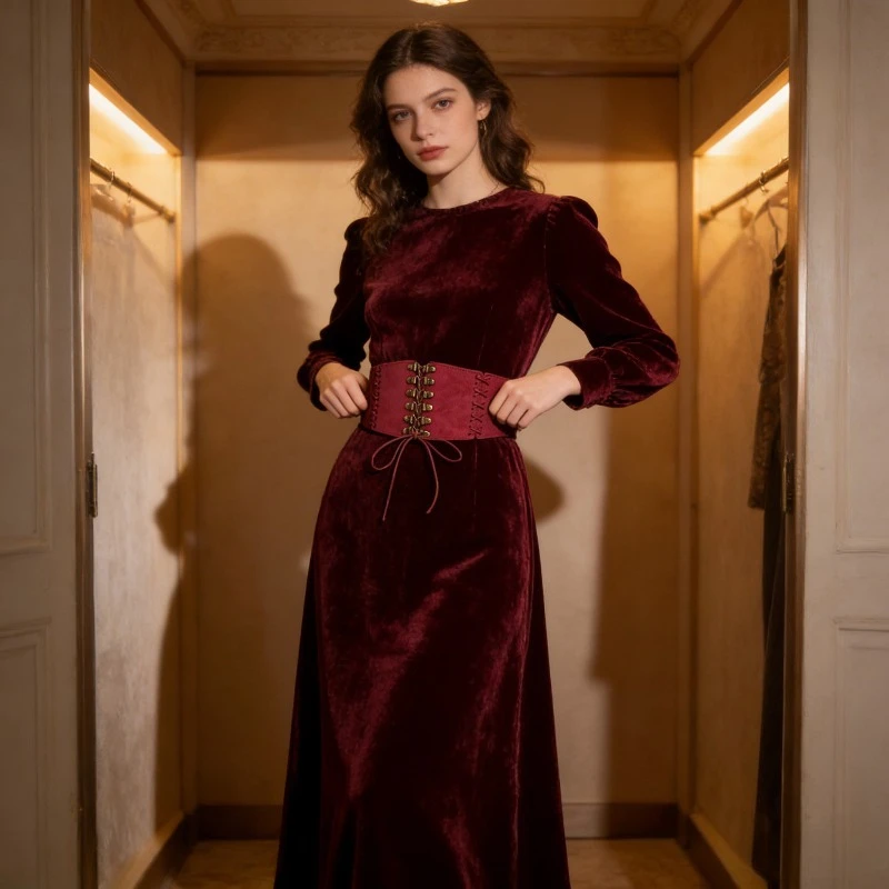 Elegant Women Suede Tie Waist Belt Dress Coat Versatile Belted Outerwear
Elegant Women Suede Tie Waist Belt Dress Coat Versatile Belted Outerwear