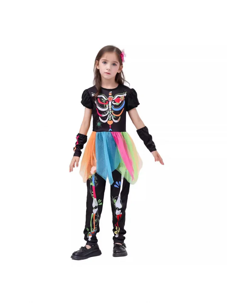 Princess Skirt Costume with Skeleton Print for Girls Day of the Dead Skeleton Princess Outfit Children's Stage Performance Cl...
Princess Skirt Costume with Skeleton Print for Girls Day of the Dead Skeleton Princess Outfit Children's Stage Performance Cl...