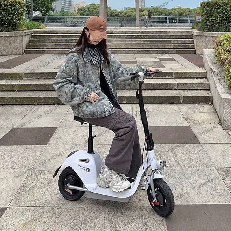 Electric scooter adult folding portable mini small work transportation battery car
Electric scooter adult folding portable mini small work transportation battery car