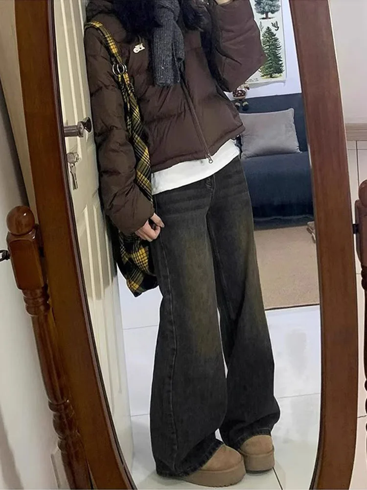 plus Size Cement Grey Denim Jeans Women's High Waist Loose Straight Leg Floor-Length Pants Spring Fashion plus Size Clothing
plus Size Cement Grey Denim Jeans Women's High Waist Loose Straight Leg Floor-Length Pants Spring Fashion plus Size Clothing
