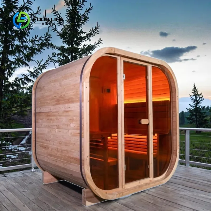 Customized Square Spruce Sauna Room with Panoramic View | High-Efficiency Steel Heater for Home Spa Luxury Outdoor Sauna
Customized Square Spruce Sauna Room with Panoramic View | High-Efficiency Steel Heater for Home Spa Luxury Outdoor Sauna