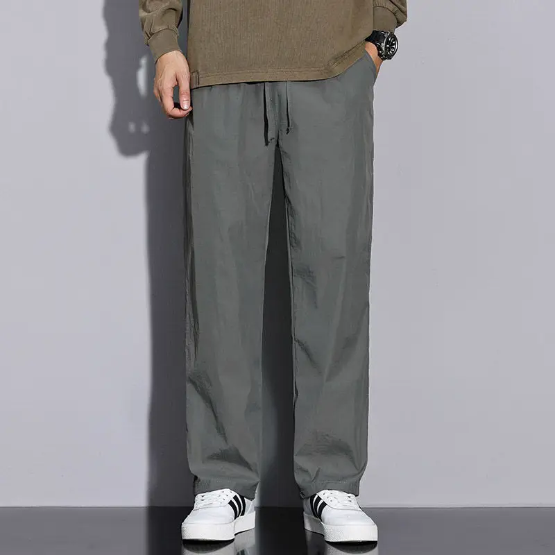Men's Casual Pants New Loose Straight Sporty Youth Trendy Thick Autumn Winter Simple Solid Color Pants
Men's Casual Pants New Loose Straight Sporty Youth Trendy Thick Autumn Winter Simple Solid Color Pants