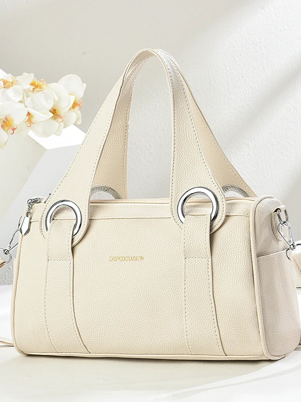 Faionable Pure Color Versatile Boston Bag 2025 New Sle Soft Leather Single oulder Crossbody Handbag Women's Bag
Faionable Pure Color Versatile Boston Bag 2025 New Sle Soft Leather Single oulder Crossbody Handbag Women's Bag