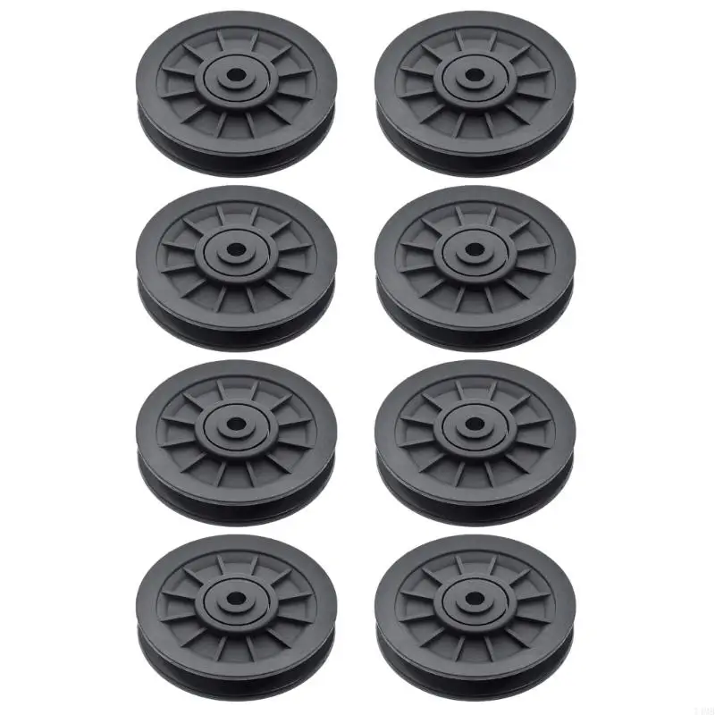 Round Rope Pulley, Wire Rope Nylons Pulley for Rope Fitness Equipment Cable Machine Wire Rope Pulley T4MB
Round Rope Pulley, Wire Rope Nylons Pulley for Rope Fitness Equipment Cable Machine Wire Rope Pulley T4MB