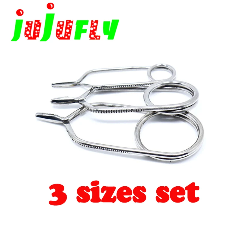 jujufly 3pcs set stainless steel hackle pliers hackle grip fly tying tools 3sizes assorted small tip feather extend clips clamps
jujufly 3pcs set stainless steel hackle pliers hackle grip fly tying tools 3sizes assorted small tip feather extend clips clamps