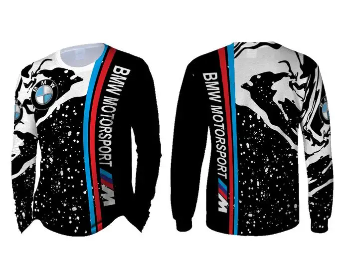 Модные удобные дышащие уличные спортивные топы для езды на мотоцикле, новые футболки с круглым вырезом и длинными рукавами с логотипом BMW и 3D принтом
Модные удобные дышащие уличные спортивные топы для езды на мотоцикле, новые футболки с круглым вырезом и длинными рукавами с логотипом BMW и 3D принтом