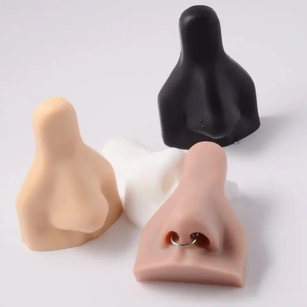 Durable Piercing Tool Human Nose Model Rack Soft Lightweight Silicone Nose Model Nude Black Nose Stud Display Stand Girls Women
Durable Piercing Tool Human Nose Model Rack Soft Lightweight Silicone Nose Model Nude Black Nose Stud Display Stand Girls Women