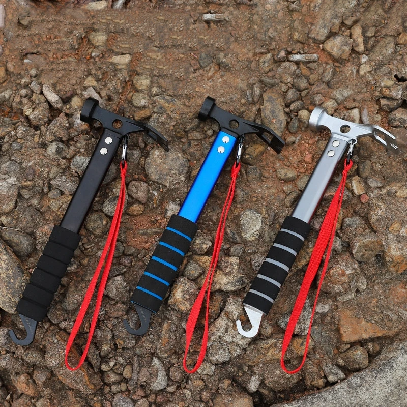 Outdoor Camping Canopy Nail Hammer, Aluminum Alloy Sponge Handle, Anti Slip and Shockproof Multifunctional Camping Hammer
Outdoor Camping Canopy Nail Hammer, Aluminum Alloy Sponge Handle, Anti Slip and Shockproof Multifunctional Camping Hammer