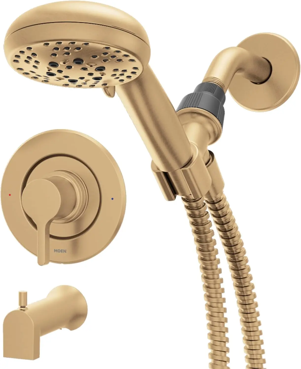 Современный смеситель для ванны и душа с одной ручкой из берегового бронзового золота с ручным душем, клапан в комплекте, 82775BZG
Современный смеситель для ванны и душа с одной ручкой из берегового бронзового золота с ручным душем, клапан в комплекте, 82775BZG