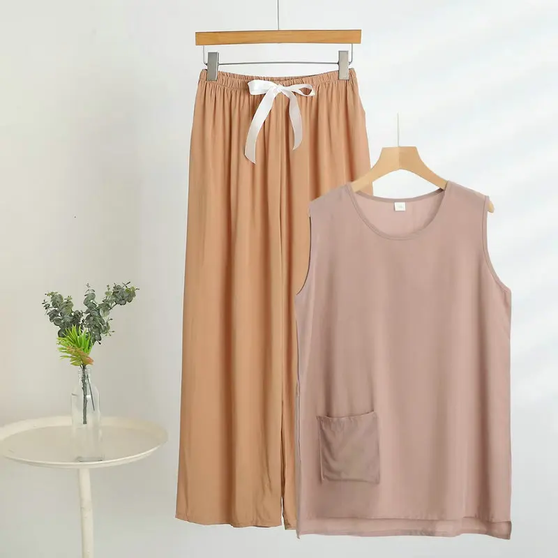 2XL, 4XL, 5XL, элегантная рубашка без рукавов, брючный костюм, повседневная летняя пижама, женская одежда для сна, домашняя одежда, комплект из двух предметов с принтом для мамы
2XL, 4XL, 5XL, элегантная рубашка без рукавов, брючный костюм, повседневная летняя пижама, женская одежда для сна, домашняя одежда, комплект из двух предметов с принтом для мамы
