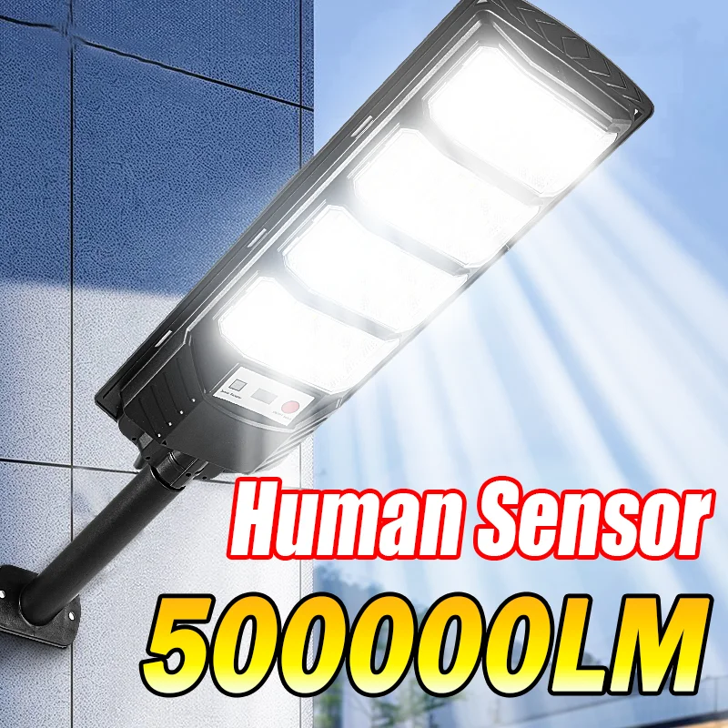 2025 Новейший модернизированный 500000 LM Наружный солнечный свет Супер яркая солнечная светодиодная лампа с датчиком движения IP67 Солнечный уличный садовый светильник
2025 Новейший модернизированный 500000 LM Наружный солнечный свет Супер яркая солнечная светодиодная лампа с датчиком движения IP67 Солнечный уличный садовый светильник