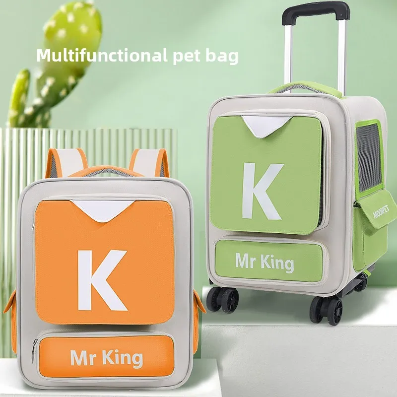 Travel Tie Rod Bag Cat Bag Pet Bag Contrasting Color Cat Dog Travel Portable Backpack Expansion Breathable Removable Backpack
Travel Tie Rod Bag Cat Bag Pet Bag Contrasting Color Cat Dog Travel Portable Backpack Expansion Breathable Removable Backpack