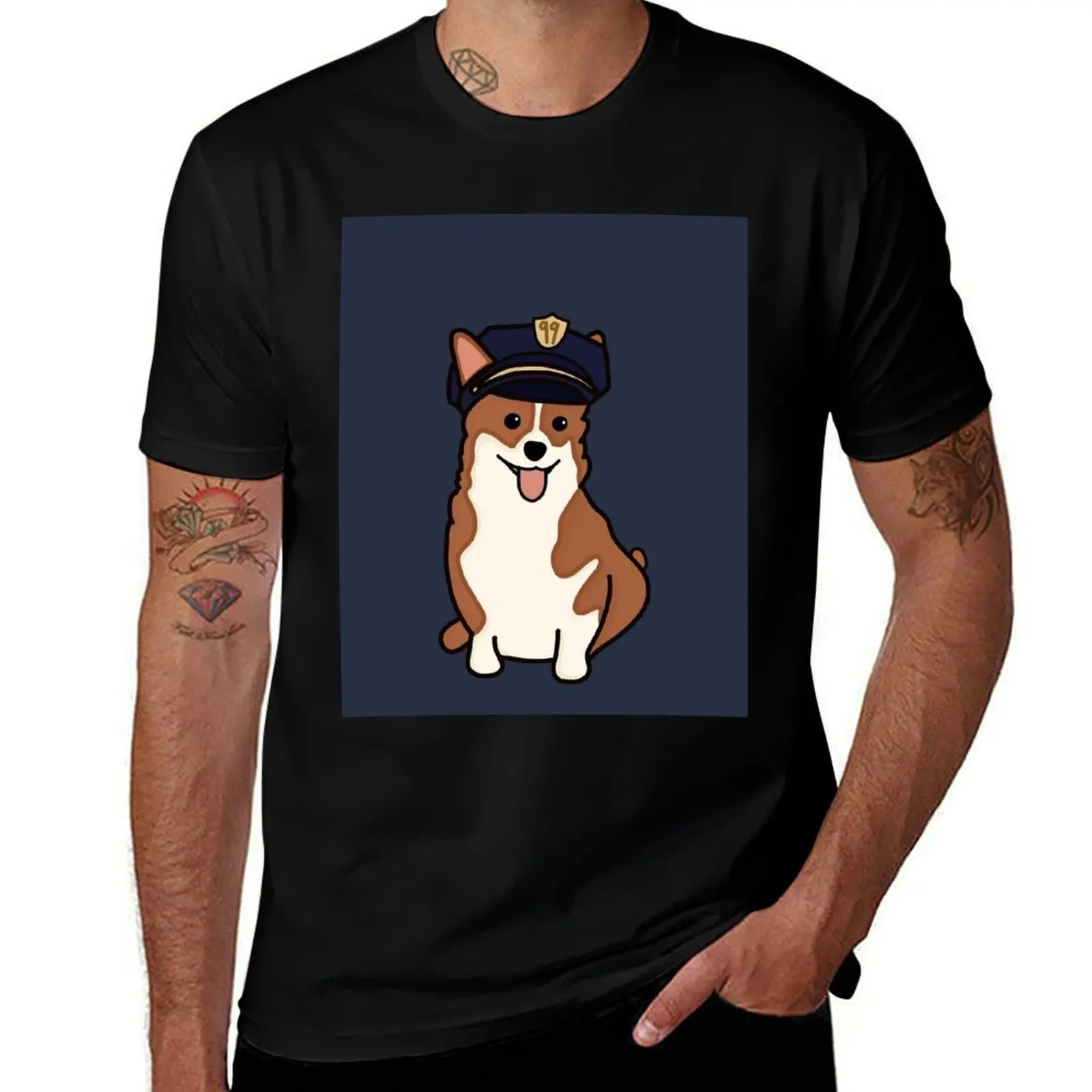 Cheddar with Police Hat T-Shirt cotton graphic tees vintage graphic tee funny meme t-shirts blanks t shirts for men pack
Cheddar with Police Hat T-Shirt cotton graphic tees vintage graphic tee funny meme t-shirts blanks t shirts for men pack