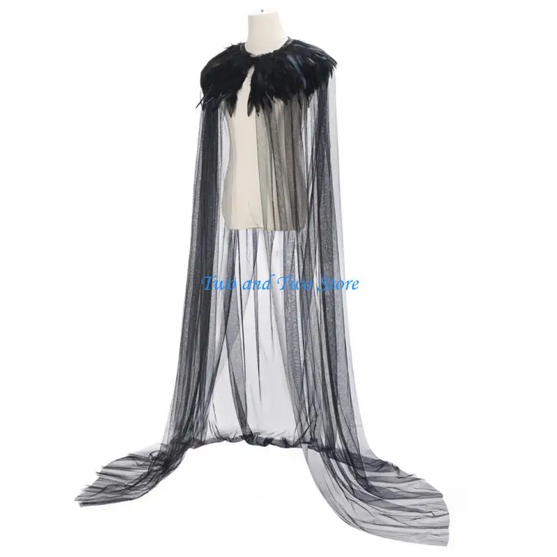 HX6F Cape Wizard Witch Mantle Outfit Fancy Dress up Gown Party Dress Cloak for Adults
HX6F Cape Wizard Witch Mantle Outfit Fancy Dress up Gown Party Dress Cloak for Adults