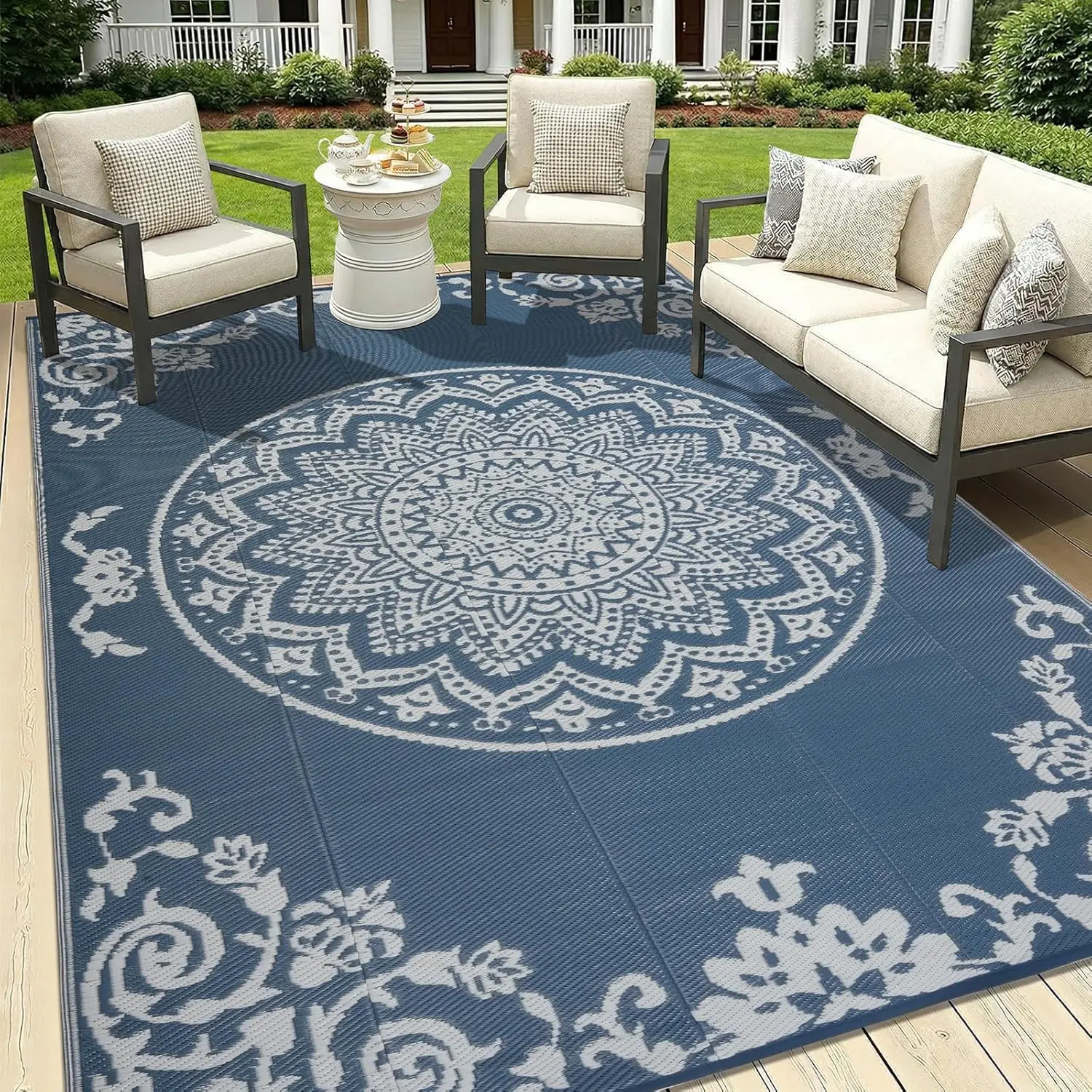 Outdoor Rug Waterproof 6x9 ft, Reversible Outdoor Plastic Straw Rug, UV-Resistant Patio Rug Lightweight Portable RV Mat Indoo
Outdoor Rug Waterproof 6x9 ft, Reversible Outdoor Plastic Straw Rug, UV-Resistant Patio Rug Lightweight Portable RV Mat Indoo