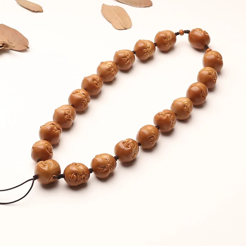 Hand Carved Olive Iron Pit 18 Maitreya Buddha Long String Necklace Bracelet Short Round Worry Beads for Men Gifts
Hand Carved Olive Iron Pit 18 Maitreya Buddha Long String Necklace Bracelet Short Round Worry Beads for Men Gifts