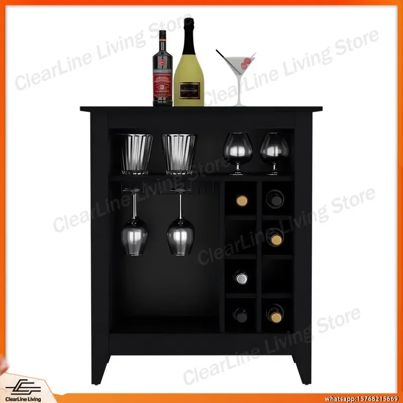 Black Castle Style Bar Cabinet for Living Room Home Bar Storage Unit with Shelves and Wine Rack Modern Bar Furniture
Black Castle Style Bar Cabinet for Living Room Home Bar Storage Unit with Shelves and Wine Rack Modern Bar Furniture