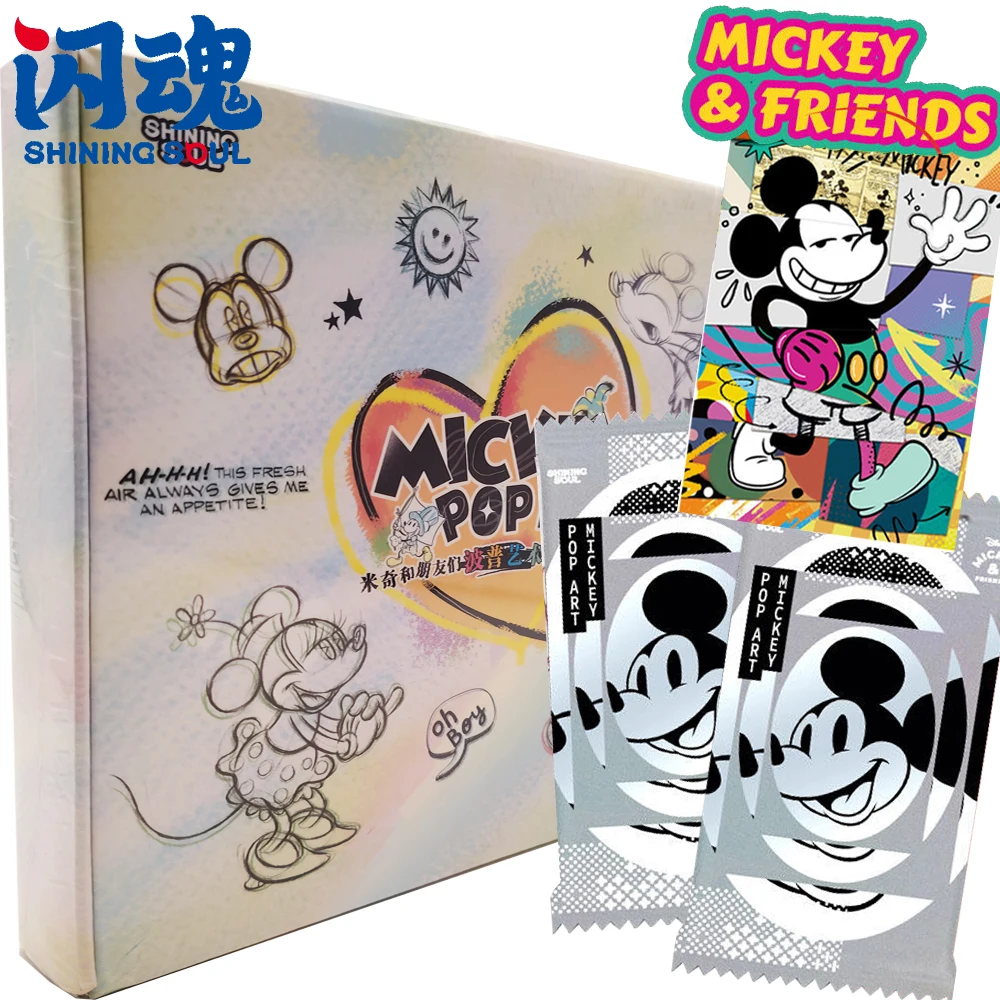 Genuine Shining Soul Mickey and Friends Pop Art Collection Card Classic IP Protagonist Creative Exquisite Cards Boys Girls Gifts
Genuine Shining Soul Mickey and Friends Pop Art Collection Card Classic IP Protagonist Creative Exquisite Cards Boys Girls Gifts