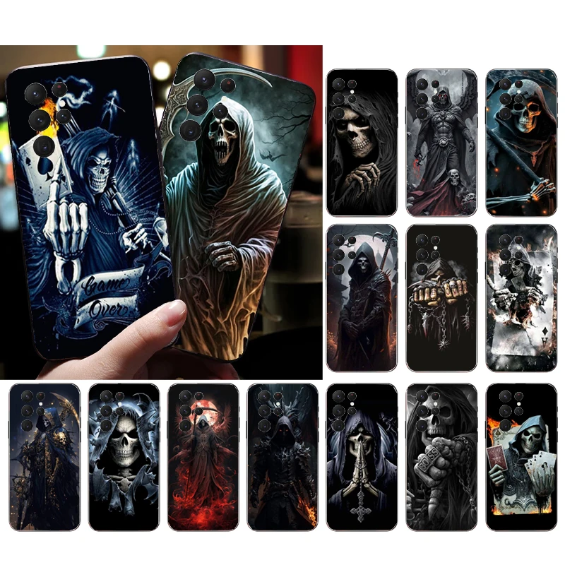 Grim Reaper Skull Skeleton Phone Case For Samsung S25 S24 S23 S22 S21 S20 Ultra S20 S22 S21 S23 S20 FE S24 Plus
Grim Reaper Skull Skeleton Phone Case For Samsung S25 S24 S23 S22 S21 S20 Ultra S20 S22 S21 S23 S20 FE S24 Plus