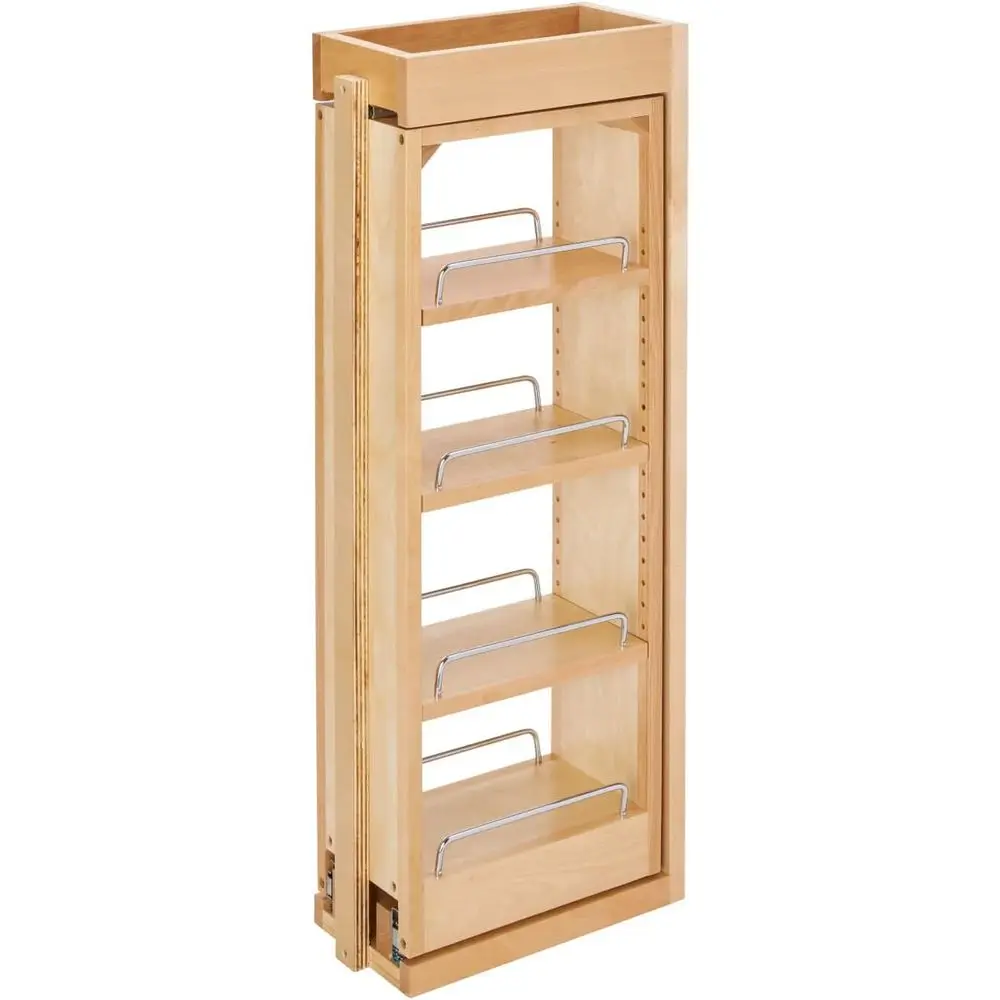 6 Wide x 30 High Pull-Out Shelf Organizer for Kitchen Cabinets, Maple Wood Spice Rack and Seasoning Storage
6 Wide x 30 High Pull-Out Shelf Organizer for Kitchen Cabinets, Maple Wood Spice Rack and Seasoning Storage