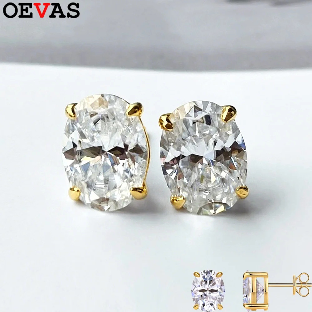 OEVAS 1-3CT овальные серьги-гвоздики с муассанитом для женщин, серебро S925, золото 18 карат, серьги-гвоздики с бриллиантами в форме капли воды, ювелирные изделия
OEVAS 1-3CT овальные серьги-гвоздики с муассанитом для женщин, серебро S925, золото 18 карат, серьги-гвоздики с бриллиантами в форме капли воды, ювелирные изделия