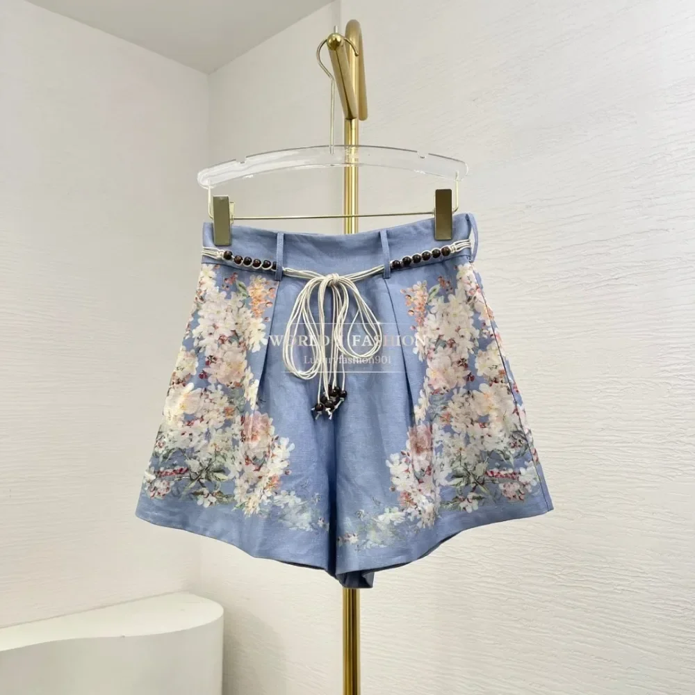 Violet Purple Floral Print Long Sleeve Blouse Tops and Shorts Set 2025 Ramie Linen Outfit
Violet Purple Floral Print Long Sleeve Blouse Tops and Shorts Set 2025 Ramie Linen Outfit