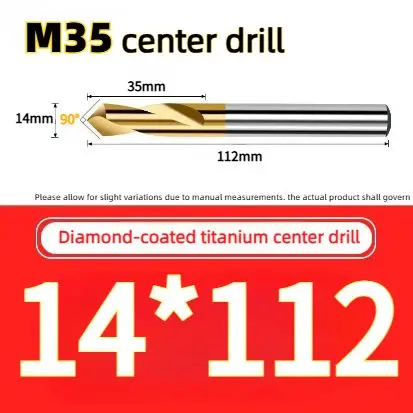Foundry Workshop Grade 14mm 90 Deg Spot Center Drill Titan Coated M35 HSS, Countersink Drill for Hard Alloy Metal
Foundry Workshop Grade 14mm 90 Deg Spot Center Drill Titan Coated M35 HSS, Countersink Drill for Hard Alloy Metal