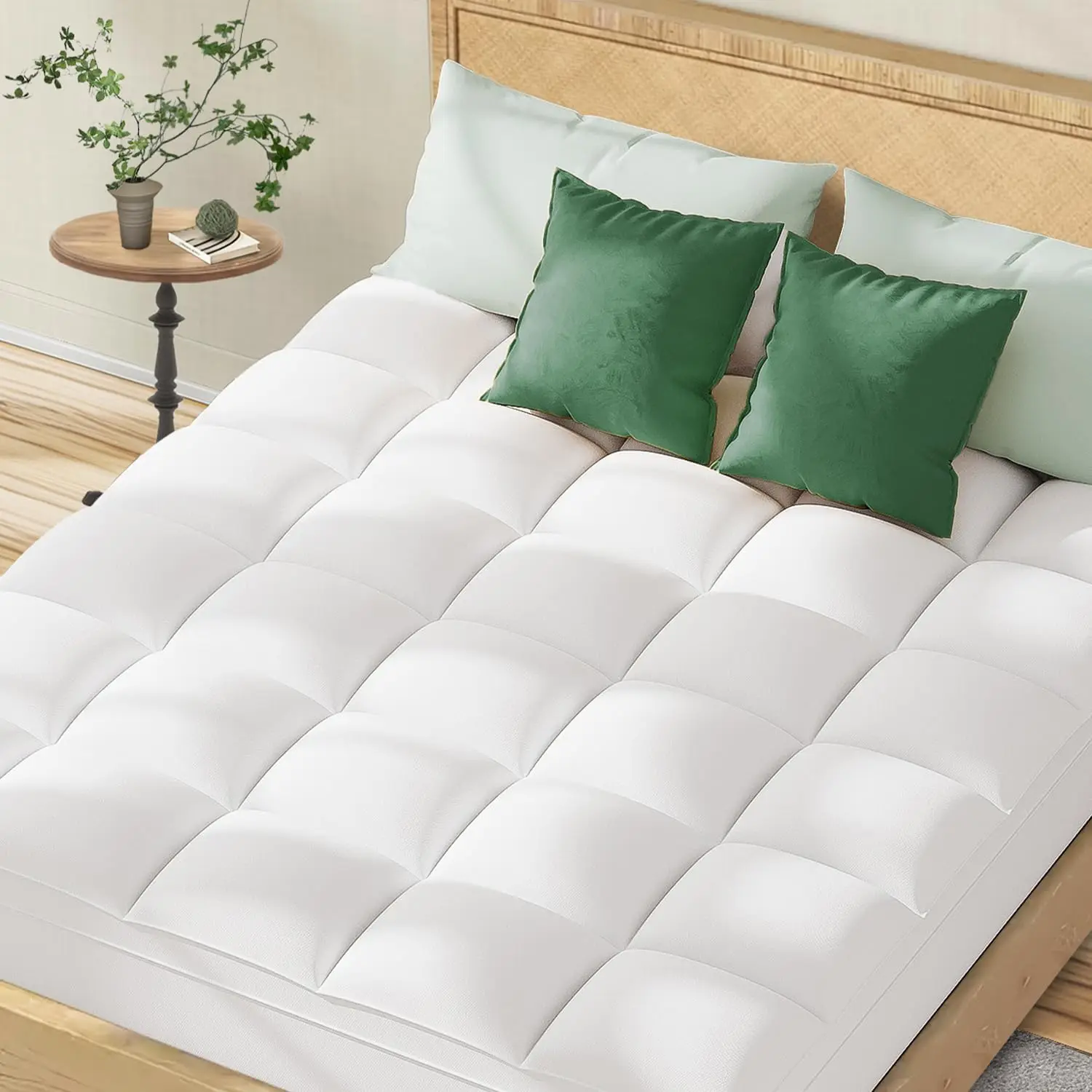 Топпер Queen Mattr для Ba Pain, Extra Thi Pillow Top Mattr Pad Cover с глубоким карманом 8-21 H, мягкая защита для матраса, наполненная
Топпер Queen Mattr для Ba Pain, Extra Thi Pillow Top Mattr Pad Cover с глубоким карманом 8-21 H, мягкая защита для матраса, наполненная
