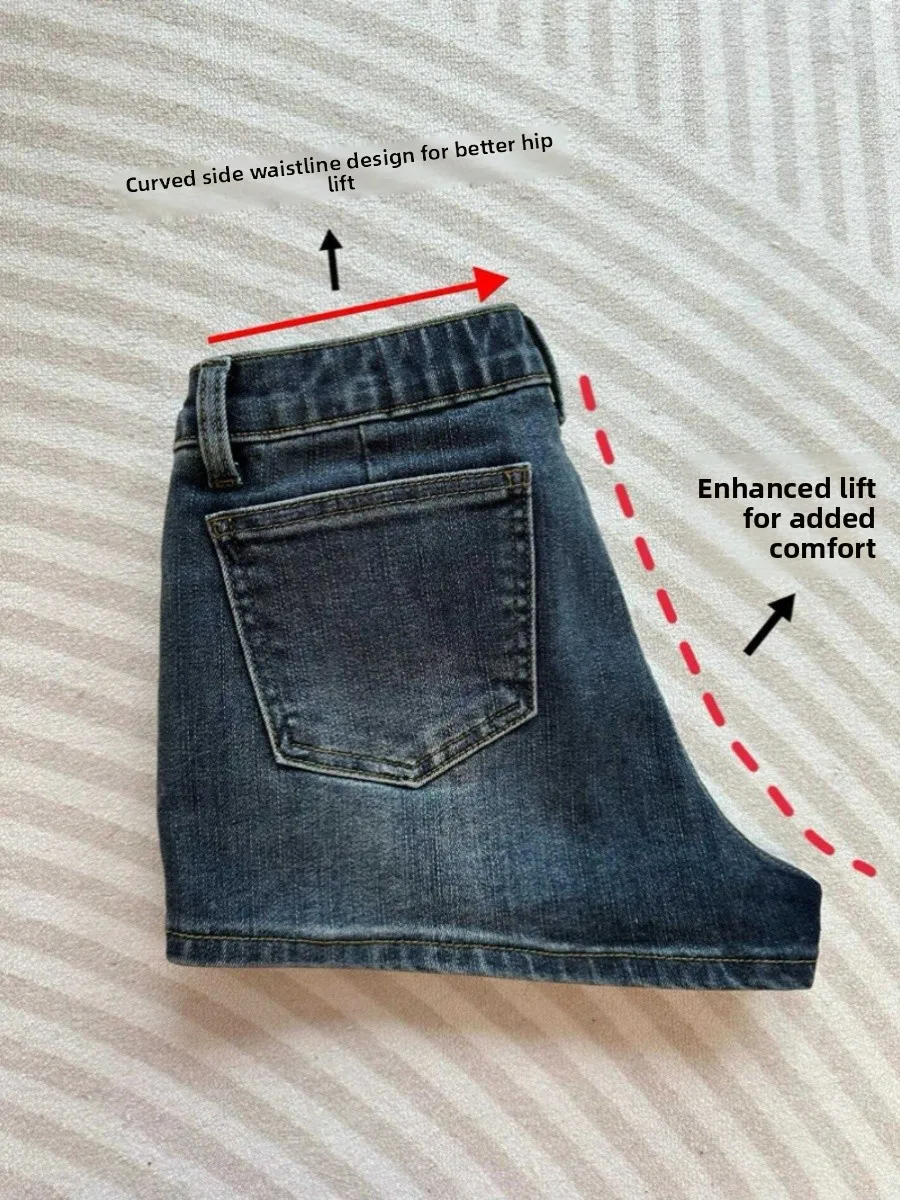 Low Waist Denim orts Women Summer l Hip ing Hot Pants Cotton Stretch Fabric High Waist Zipper Closure Blue orts
Low Waist Denim orts Women Summer l Hip ing Hot Pants Cotton Stretch Fabric High Waist Zipper Closure Blue orts