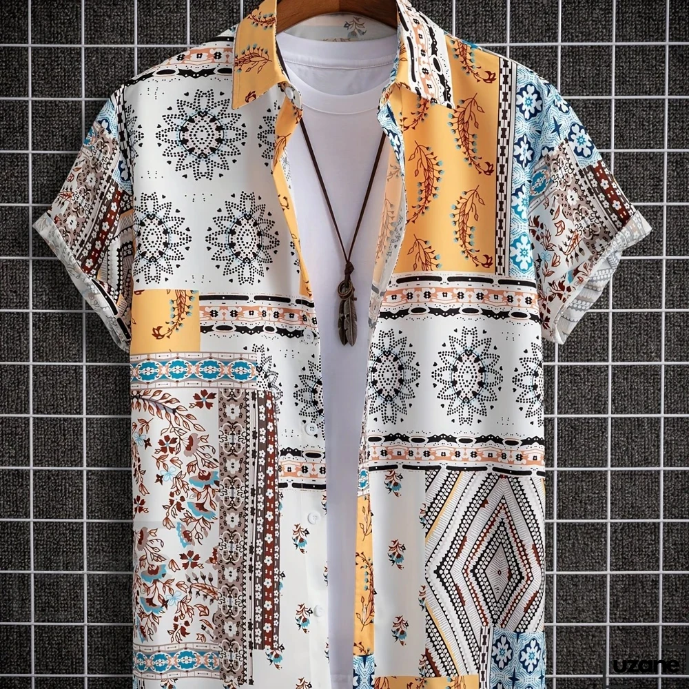 Mens ethnic geometric print shirt 3D print shirt retro vintage casual street style sports outdoor holiday
Mens ethnic geometric print shirt 3D print shirt retro vintage casual street style sports outdoor holiday