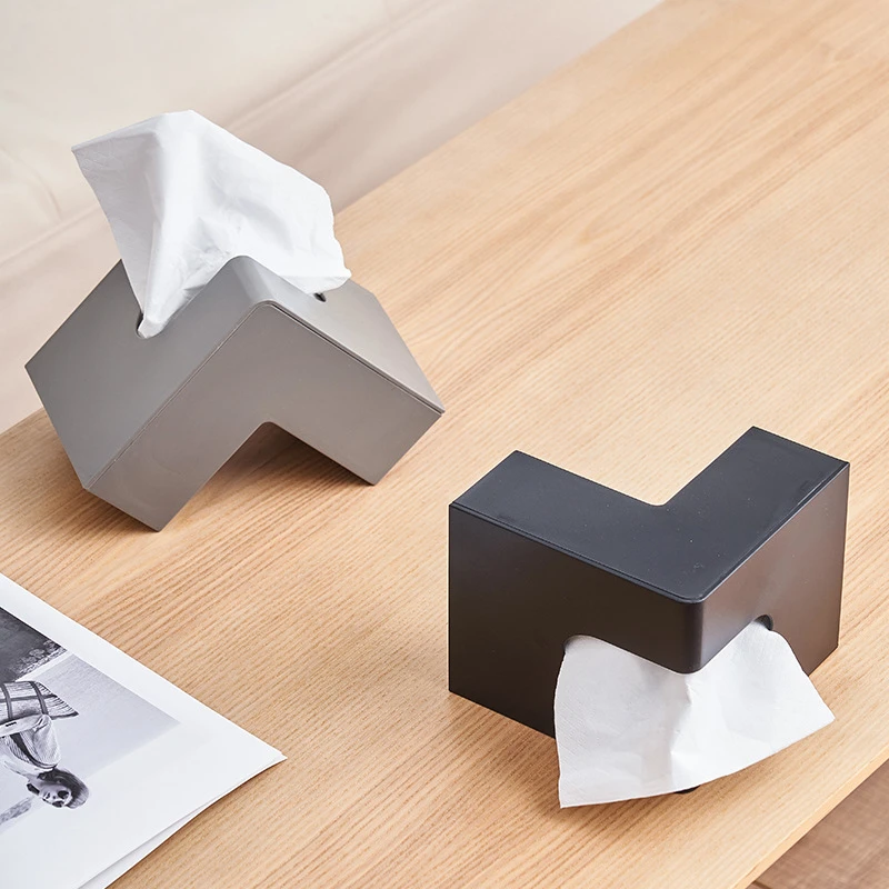 Japanese creative ins wind pumping carton Internet celebrity high value L-shaped tissue box Living room simple tissue box
Japanese creative ins wind pumping carton Internet celebrity high value L-shaped tissue box Living room simple tissue box