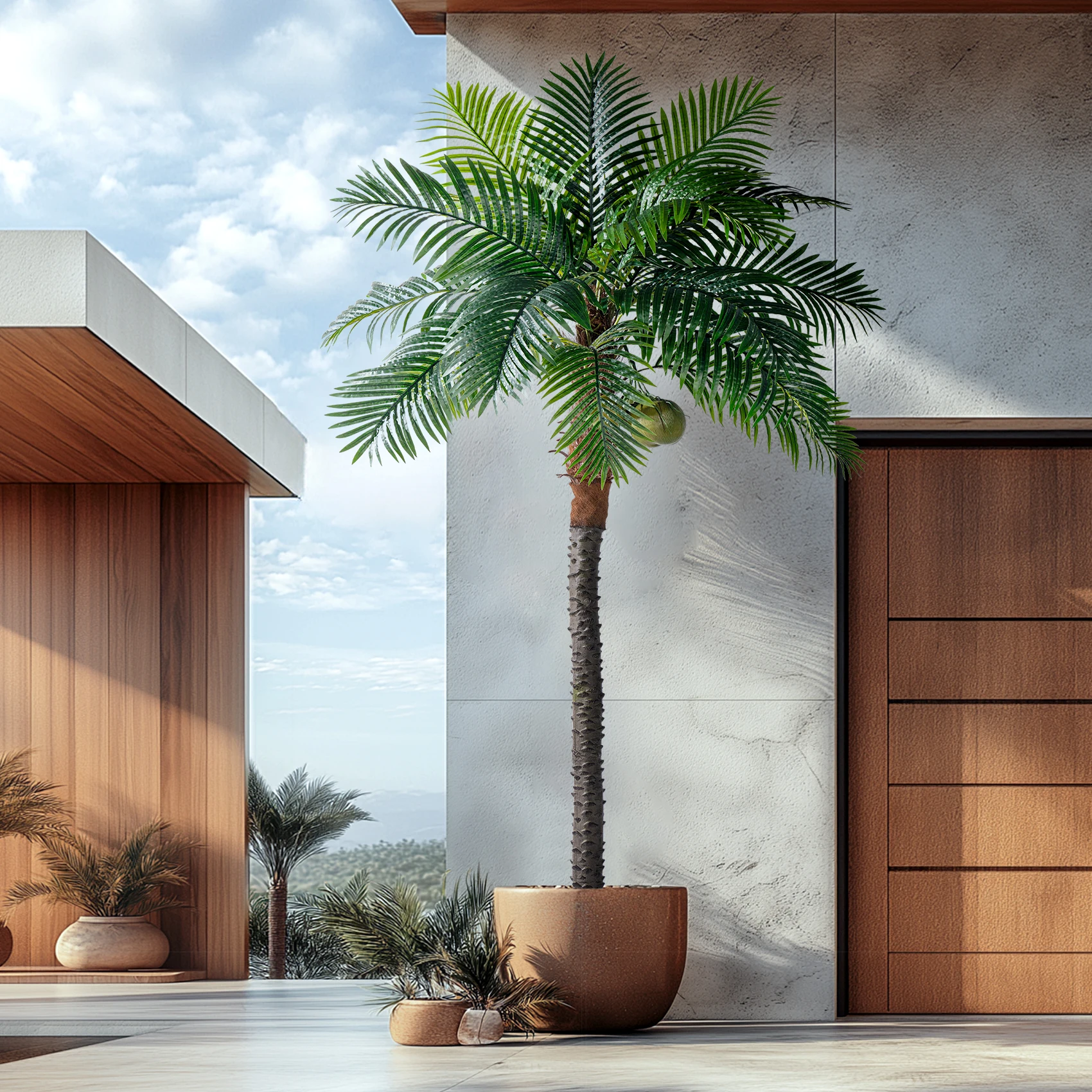 Coconut Tree Palm Tree 180cm/220cm/250cm/300cm Stimulation Indoor/outdoor Hotel Decorative Artificial Plants(without coconuts)
Coconut Tree Palm Tree 180cm/220cm/250cm/300cm Stimulation Indoor/outdoor Hotel Decorative Artificial Plants(without coconuts)