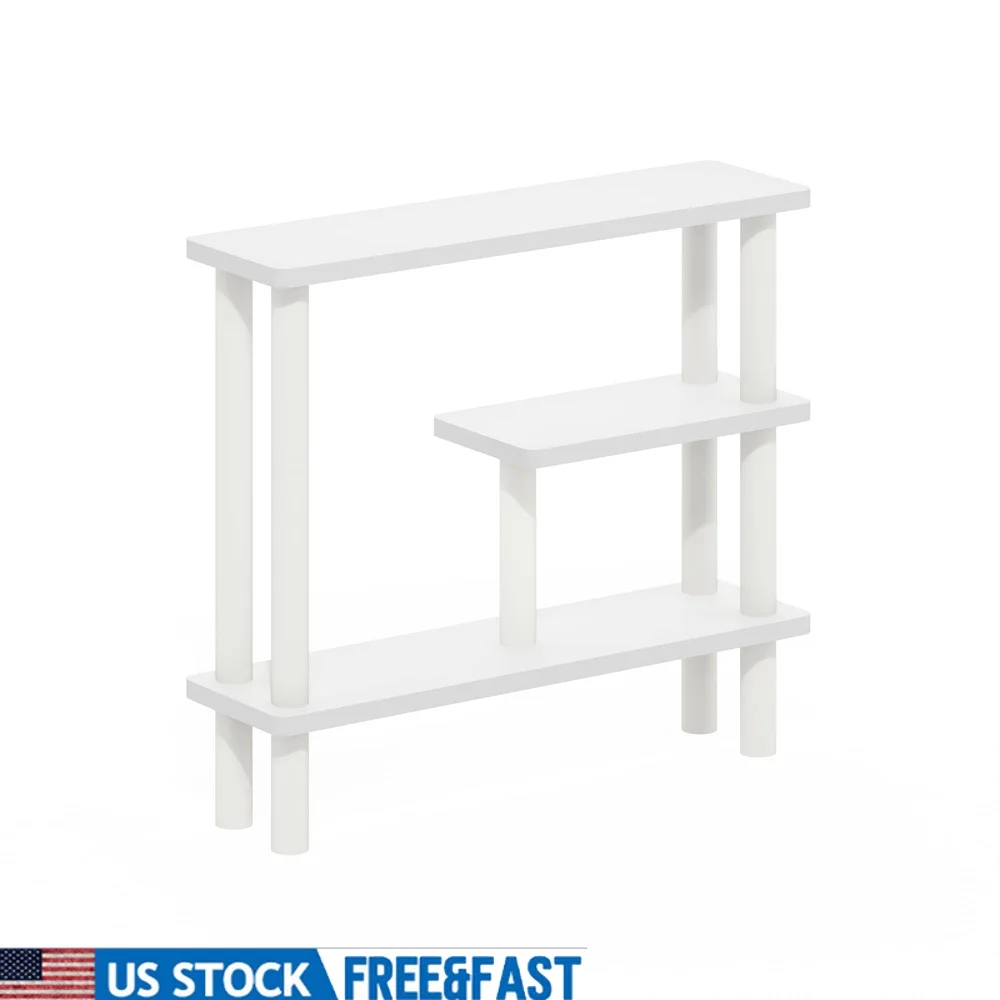 3-Tier Slim Space Saving Storage Rack Easy Assembly Rounded Edge Design Sturdy Particle Board Plastic Tubes Home Organization
3-Tier Slim Space Saving Storage Rack Easy Assembly Rounded Edge Design Sturdy Particle Board Plastic Tubes Home Organization