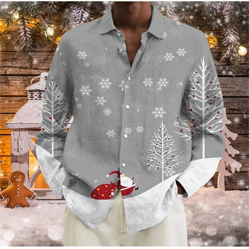Christmas New Year Gift 2023 Christmas Men's Shirt Long Sleeve Top 3D Printing Holiday Party Costume Oversized Men's Shirt
Christmas New Year Gift 2023 Christmas Men's Shirt Long Sleeve Top 3D Printing Holiday Party Costume Oversized Men's Shirt
