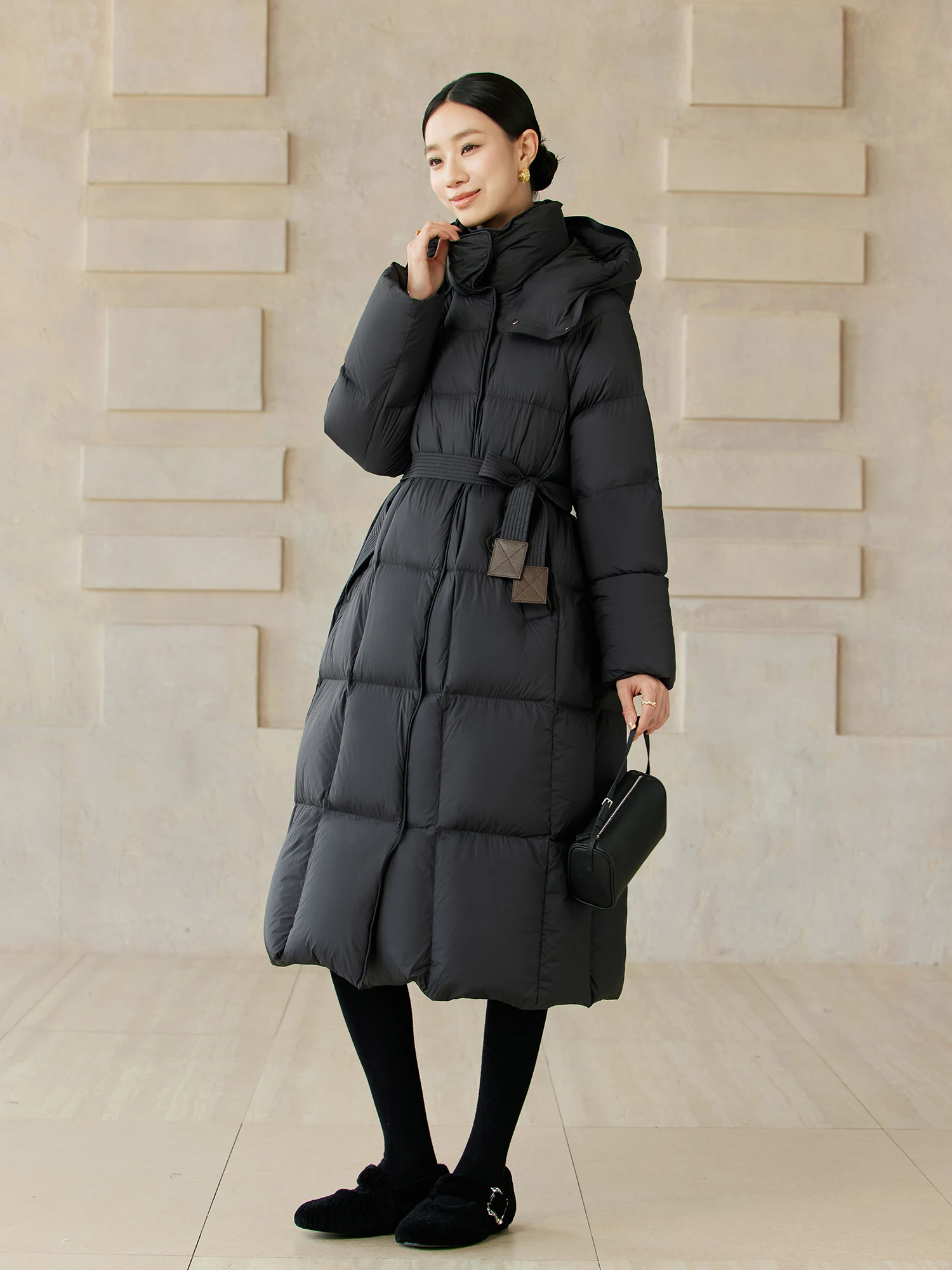 Ji Qirui Thickened White Duck down Puffer Jacket with Belt Winter Warm Long Coat Women's Casual Style Hooded Coat
Ji Qirui Thickened White Duck down Puffer Jacket with Belt Winter Warm Long Coat Women's Casual Style Hooded Coat