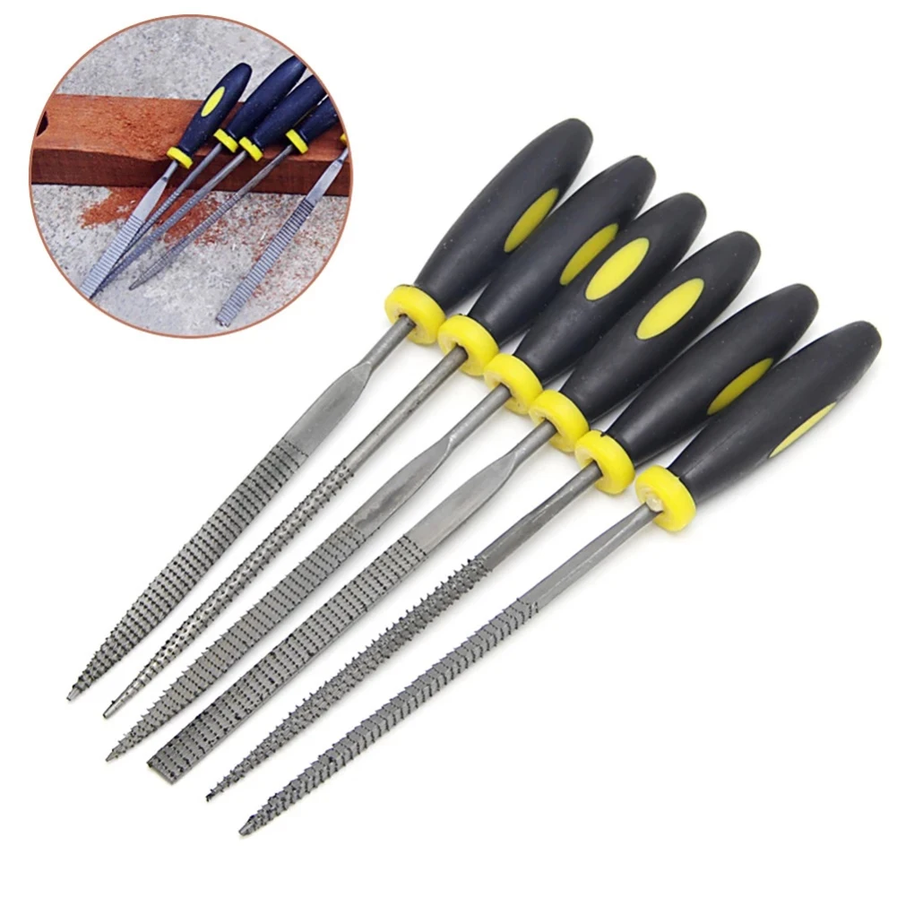 Wood Needle Files 140mm 6Pcs Chamfering Filing Metal Professional Rasp Tools Woodworking Cutting Grinding Hot New
Wood Needle Files 140mm 6Pcs Chamfering Filing Metal Professional Rasp Tools Woodworking Cutting Grinding Hot New