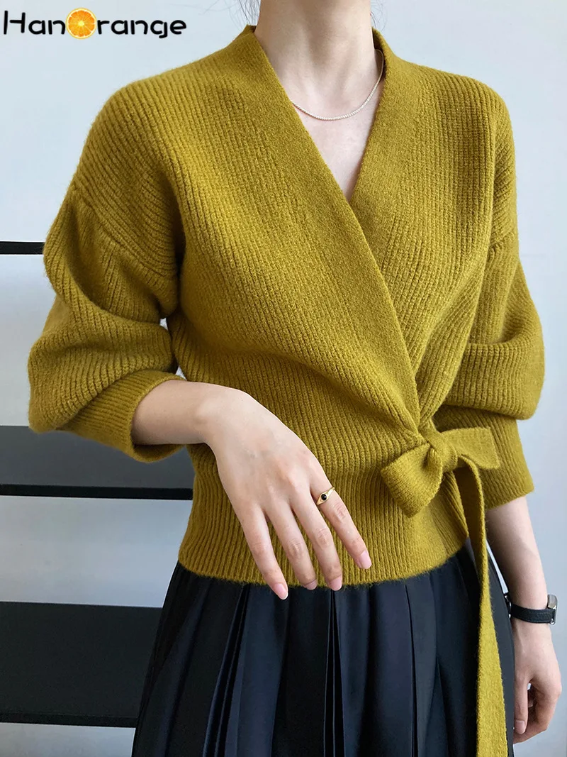 HanOrange 2026, весенний винтажный свитер с v-образным вырезом и завязками, женский свободный вязаный кардиган, топ крест-накрест, женский оливковый/бежевый/серый
HanOrange 2026, весенний винтажный свитер с v-образным вырезом и завязками, женский свободный вязаный кардиган, топ крест-накрест, женский оливковый/бежевый/серый