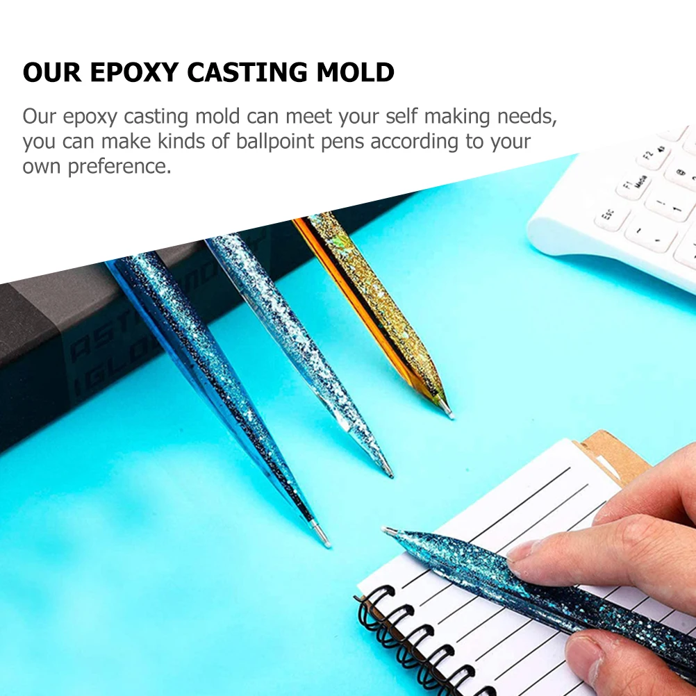 Crystal Drop Gel Pen Molds Ballpoint Lightweight Epoxy Resin Silicone DIY Molds Refills Pens Shaped Multi Purpose Craft
Crystal Drop Gel Pen Molds Ballpoint Lightweight Epoxy Resin Silicone DIY Molds Refills Pens Shaped Multi Purpose Craft