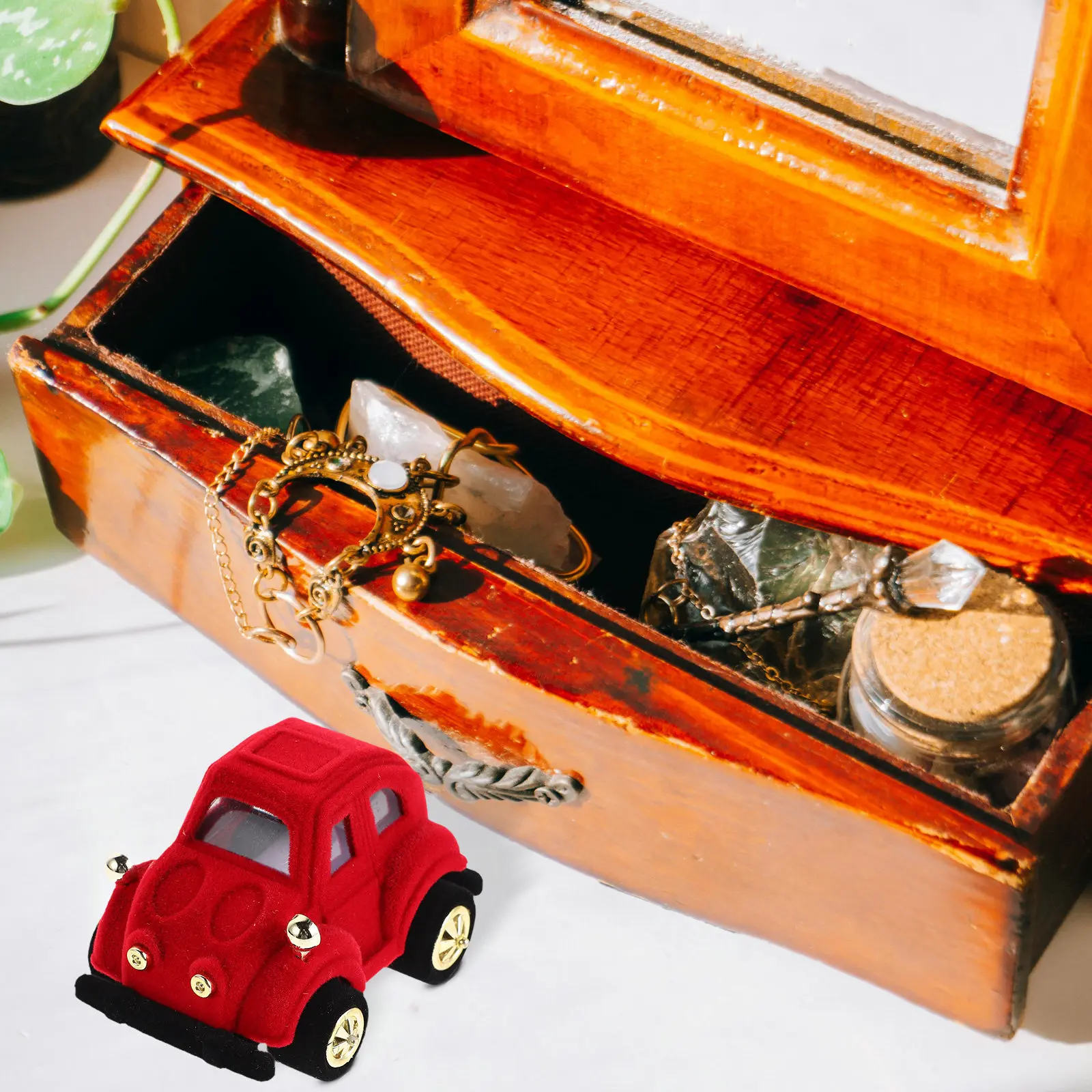 Cute Car Ring Box Soft Interior Proposal Case for Valentines Day Engagement Wedding Jewelry Display Organizer Keepsake
Cute Car Ring Box Soft Interior Proposal Case for Valentines Day Engagement Wedding Jewelry Display Organizer Keepsake