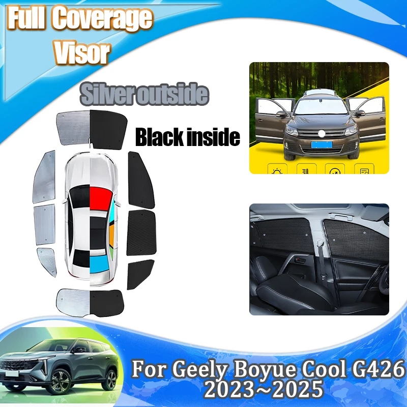 For Geely Boyue Cool G426 2023 2024 2025 Custom-Fit Foldable Outdoor Block Cover Visor Sunshade Sun Visor Anti-UV Car Accessorie 
For Geely Boyue Cool G426 2023 2024 2025 Custom-Fit Foldable Outdoor Block Cover Visor Sunshade Sun Visor Anti-UV Car Accessorie