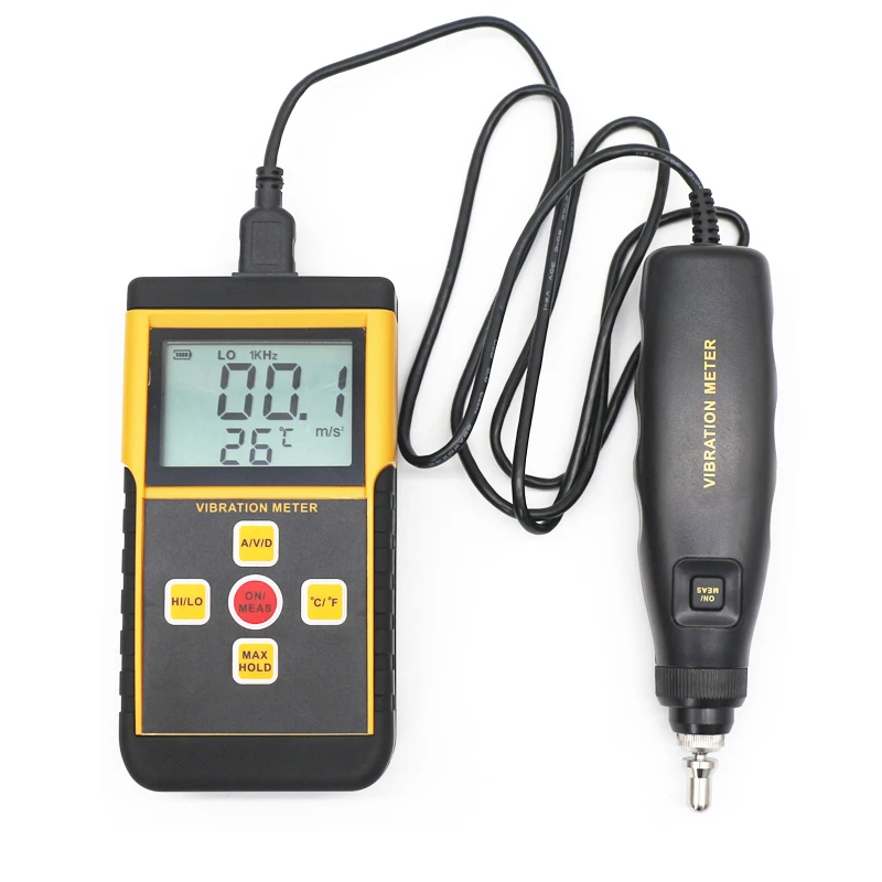 TM63B цифровой портативный виброметр разделенный измеритель вибрации для измерений ускорения скорости и смещения OEM по индивидуальному заказу
TM63B цифровой портативный виброметр разделенный измеритель вибрации для измерений ускорения скорости и смещения OEM по индивидуальному заказу