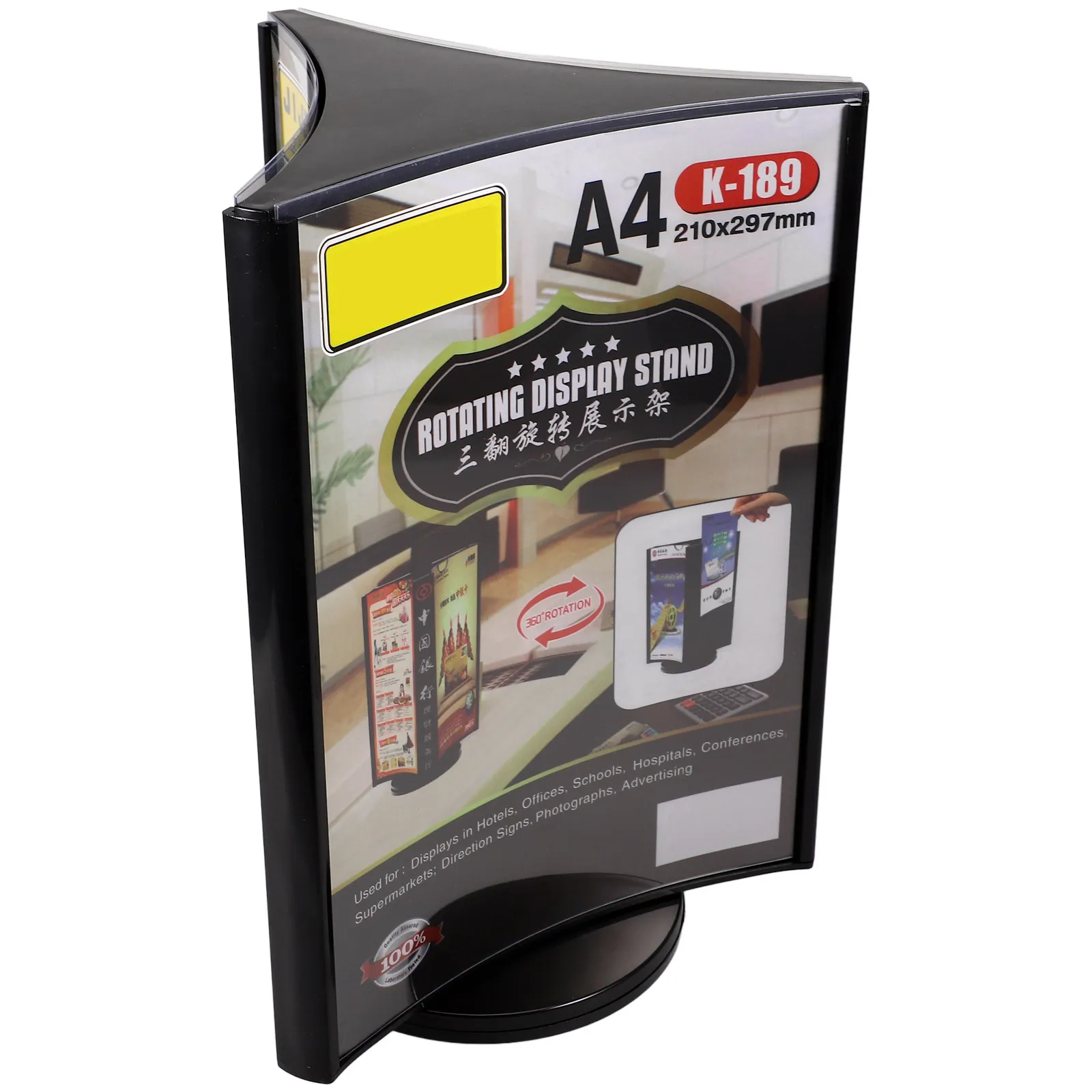 Rotating Menu Stand Acrylic Desktop Display For Restaurants Trade Shows Multi-Side Sign Stand Vertical Menu Holder
Rotating Menu Stand Acrylic Desktop Display For Restaurants Trade Shows Multi-Side Sign Stand Vertical Menu Holder