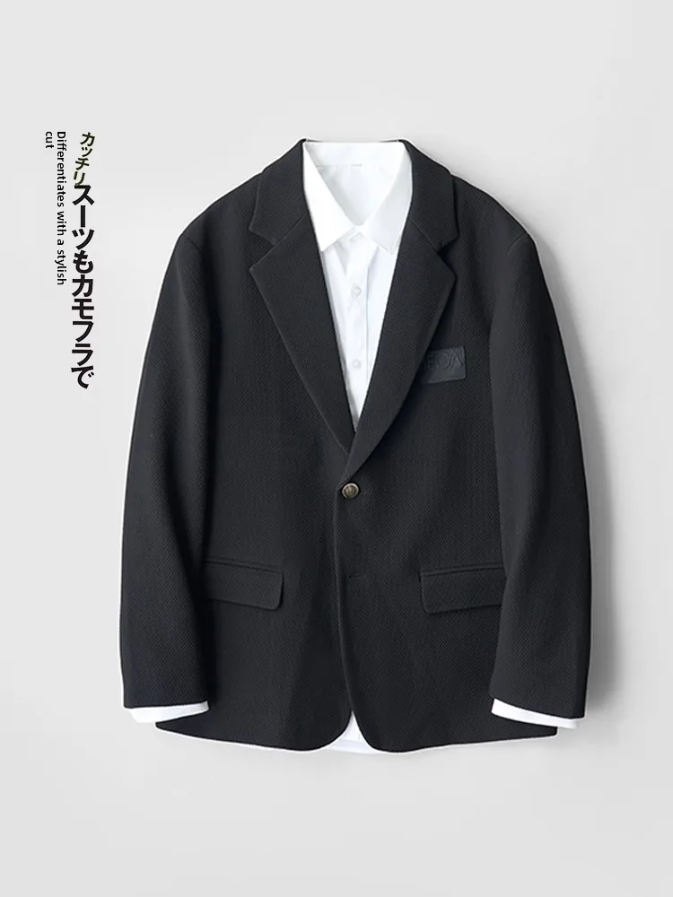 Trendy Haome Casual Loose Men's Suiting Jaet Faion Urban Sle Polyester Blend Long Sve Color Busin Wear
Trendy Haome Casual Loose Men's Suiting Jaet Faion Urban Sle Polyester Blend Long Sve Color Busin Wear