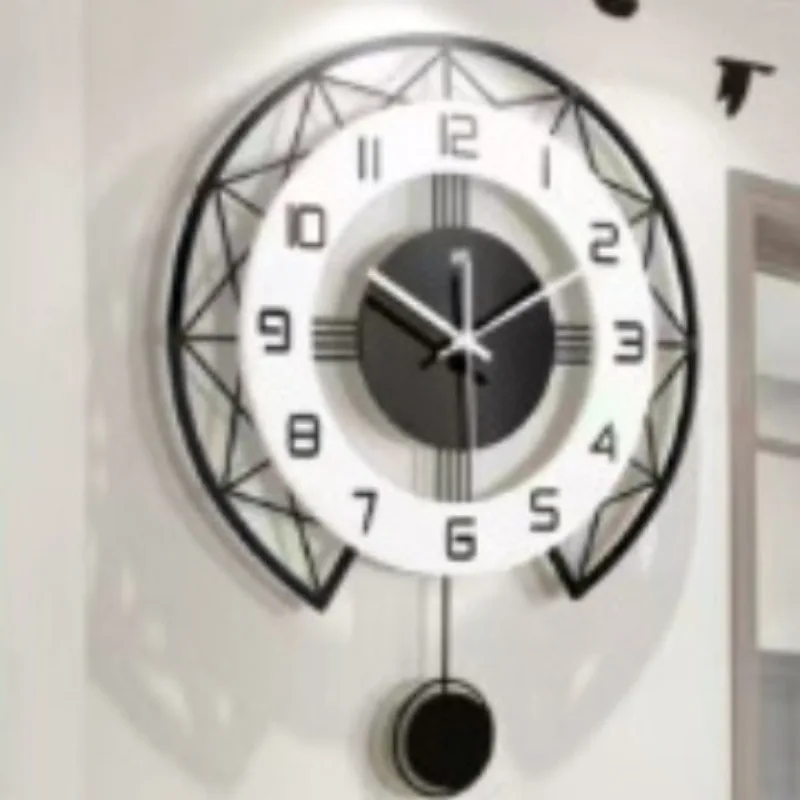 Clock simple clock wall clock living room fashion decoration Nordic wall hanging creative iron home light luxury
Clock simple clock wall clock living room fashion decoration Nordic wall hanging creative iron home light luxury