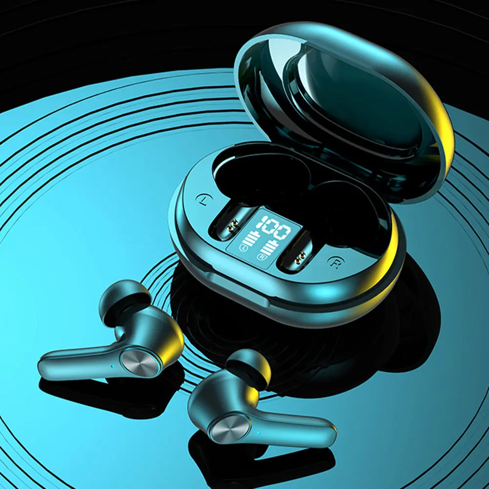 1Pair Earbuds Mini Wireless Earphones with Charging Case Digital Display Noise Reduction in-Ear Headset for Sports
1Pair Earbuds Mini Wireless Earphones with Charging Case Digital Display Noise Reduction in-Ear Headset for Sports