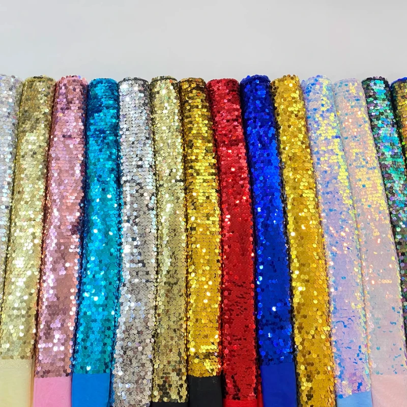 9mm Sequined Embroidered Mesh Fabric for DIY Sewing Evening Dress Garment Accessories Clothing Fashion Cloth Material
9mm Sequined Embroidered Mesh Fabric for DIY Sewing Evening Dress Garment Accessories Clothing Fashion Cloth Material