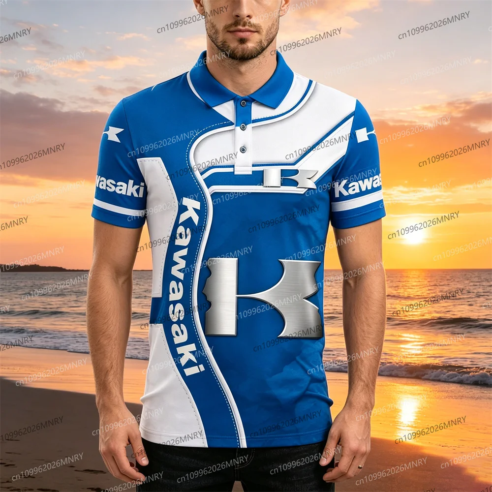 Motorcycle Kawasaki polo shirt Summer men's polo shirts 3D Print Women Short-sleeved Breathable T-shirt Motorcycle clothes man
Motorcycle Kawasaki polo shirt Summer men's polo shirts 3D Print Women Short-sleeved Breathable T-shirt Motorcycle clothes man